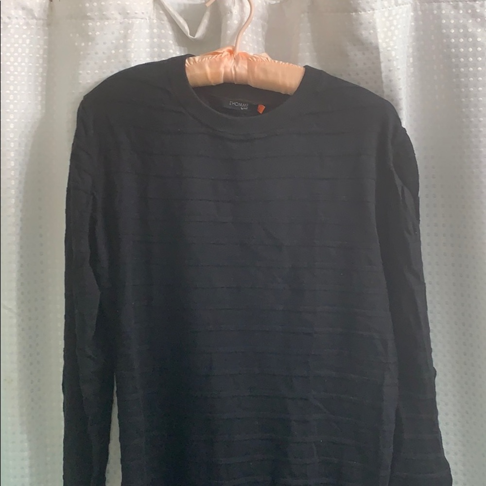 Crewneck knit silk blend sweater - Picture 3 of 5